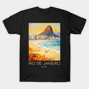 An Impressionist Painting of Rio de Janeiro - Brazil T-Shirt